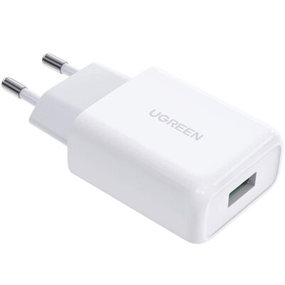 Kućni super brzi punjač Ugreen CD122 18W beli
