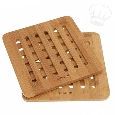 Drveni Podmetači za Vrelo Posuđe - Set od 2 Komada