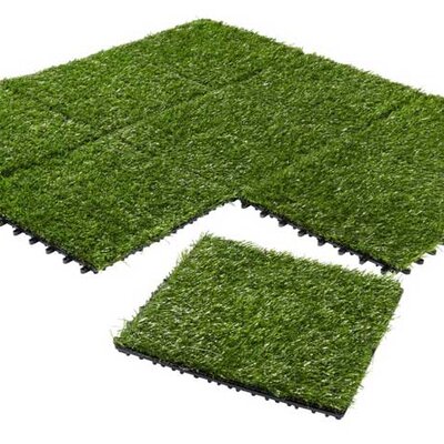 Veštačka trava podna obloga od 9 elemenata 90x90cm