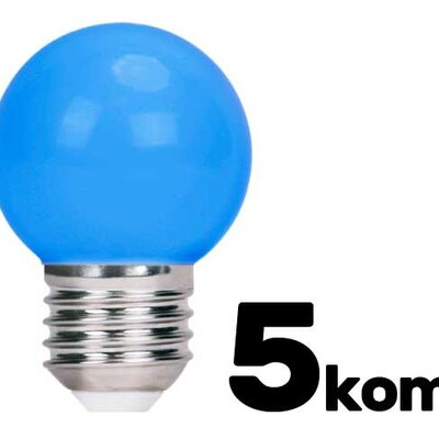 Pet LED sijalica Plava 2W E27