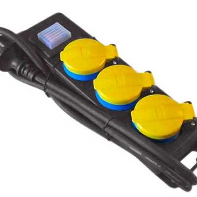 Produžni kabl sa 3 utičnice i prekidačem 5m G03MPK/5