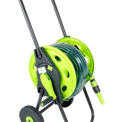 Kolica sa motalicom i crevom za navodnjavanje 20m 1/2