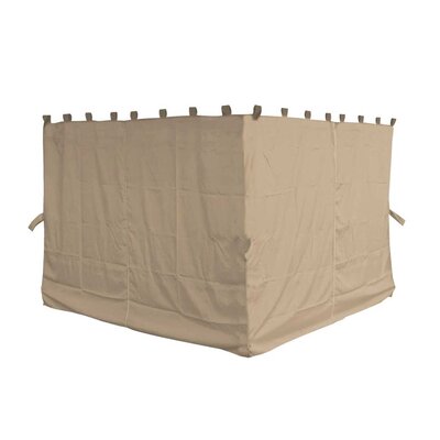 Zavese Za Paviljon 3x3 m Gazebo Bež