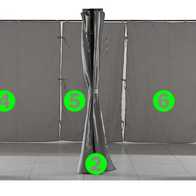 Zavese Za Paviljon 3x4 m Gazebo Boja Peska