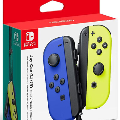 Nintendo Switch Kontroleri Joy-Con Pair Blue - Neon Yellow