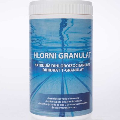 Hlor granulat 1kg Sredstvo za dezinfekciju vode u bazenima MCom