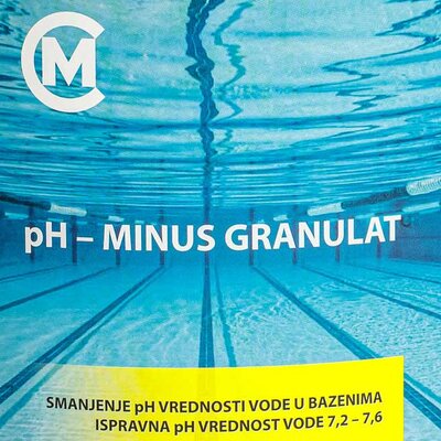 pH Minus Sredstvo za smanjivanje pH vrednosti vode u bazenima 25kg MCom