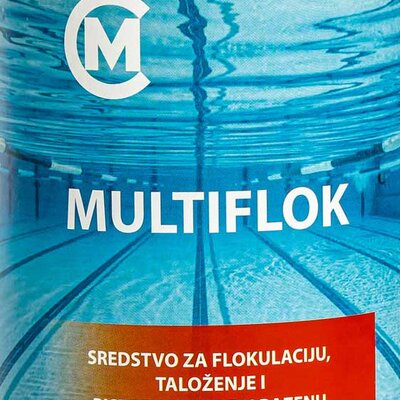 Multiflok Sredstvo za flokulaciju, taloženje i bistrenje vode u bazenima 5L MCom