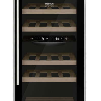 Rashladna vitrina sa dve temperaturne zone Caso WineComfort 24 black