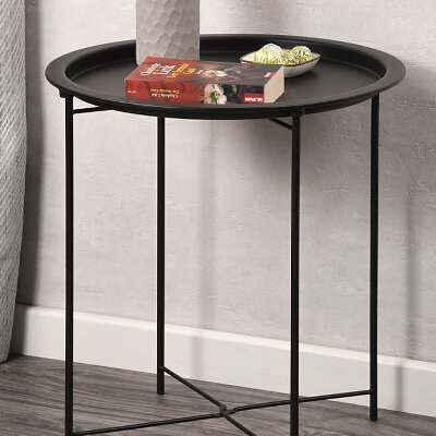 Kesper sklopivi klub stočić 40 cm crni