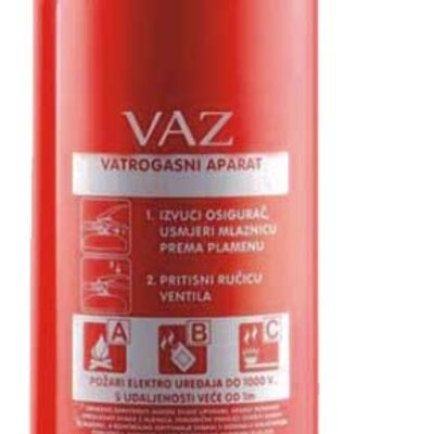 Protivpožarni aparat sa prahom S-2 A VAZ