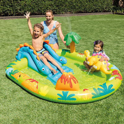 Vodena igraonica na naduvavanje za decu Intex Mali Dino 57166