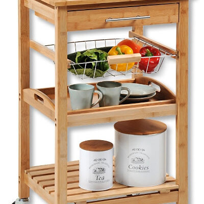 Višenamenska polica sa točkićima Kesper 25776