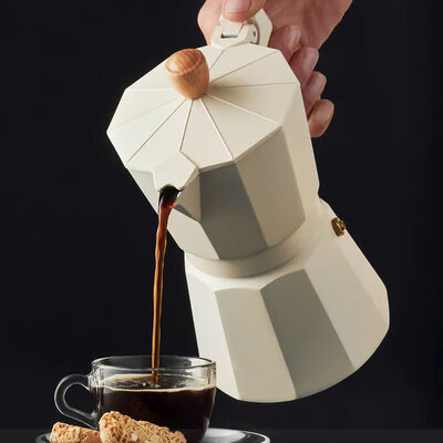 Ambition Natural Beige džezva za espresso 300 ml (6 šoljica) 32729