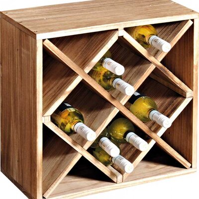 Drvena polica za flaše Kesper 69245