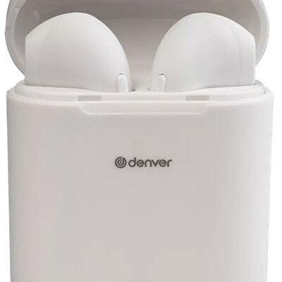 True Wireless Bluetooth Earbuds Denver TWE-46 White