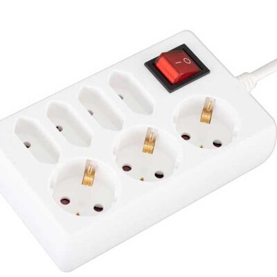 Produžni kabl sa 7 utičnica 1.5m 3.5kW NV17/WH