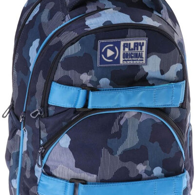 Ergonomski školski ranac Military blue