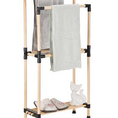 Polica za kupatilo sa držačem peškira Seowood BT-4802