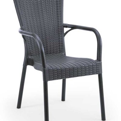 Baštenska stolica sa naslonima za ruke Tilia Royal Antracit