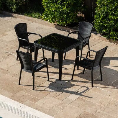 Tilia Garnitura za baštu ili terasu Royal + Osaka 90 Black