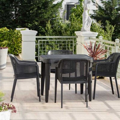 Tilia Garnitura za baštu ili terasu Octa + Osaka 90 Black