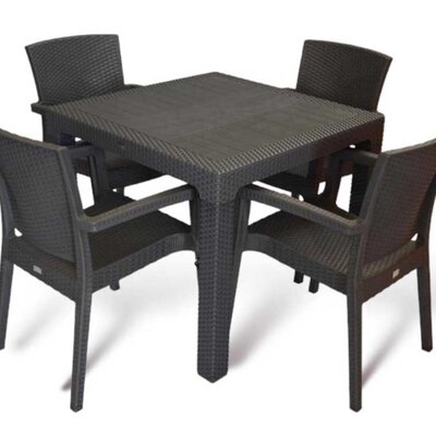 Baštenska garnitura Ratan Wenge 501