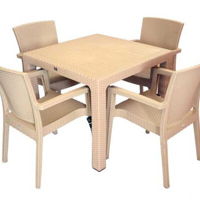 Baštenska garnitura Ratan Cappuccino 503