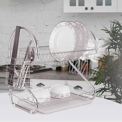 Stalak za ceđenje posuđa sa dva nivoa Maestro MR1025-38 Chrome