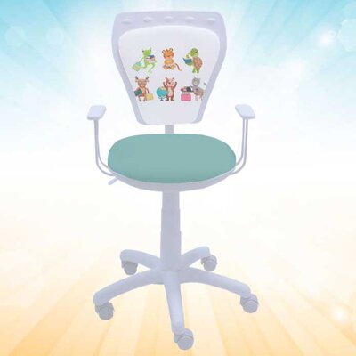 Dečija radna stolica Ministyle White School