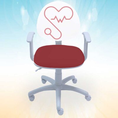 Dečija radna stolica Smart White Doktor