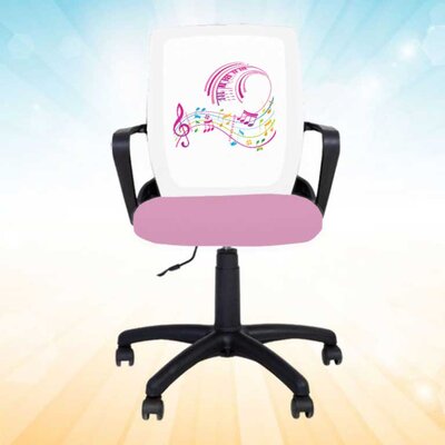 Dečija radna stolica Fly Black Music