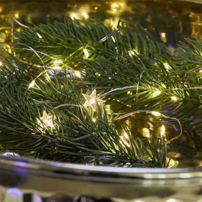 LED lampice na baterije Zvezde 20 LED