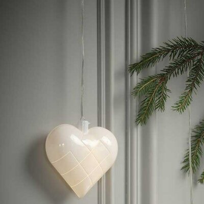 Svetleće srce LED Sa tajmerom Na baterije 11cm