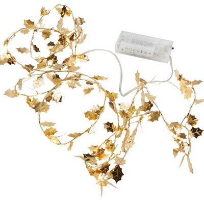 Lampice na baterije 20 LED Sa tajmerom Gold