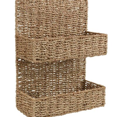 Zidna Polica Sa Dve Korpe