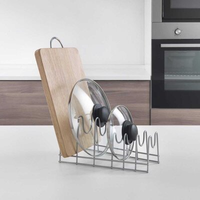 Polica Organizator Za Poklopce, Tanjire, Daske Za Seckanje Metaltex Italija