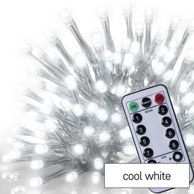 Dekorativne lampice Zavesa Sa daljinskim upravljačem 0.7x5m 300 LED Emos D4CC02