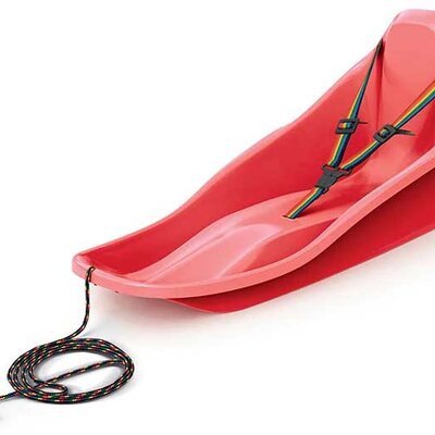 Sanke Prosperplast Topo Sa užetom za vuču i pojasom za vezivanje Crvene