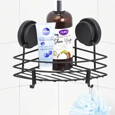 Ugaona polica za kupatilo Metalife MagicFix-746