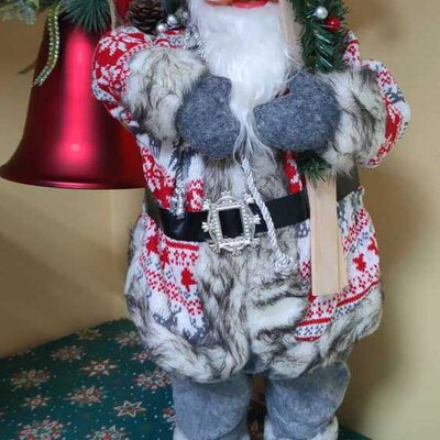 Deda Mraz Figura Juplauf 2023 Grey 65 cm