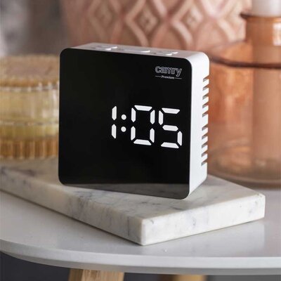 Digitalni stoni sat sa budilnikom Camry CR 1150 White