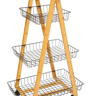 Kuhinjska Polica Merdevine Sa Točkićima