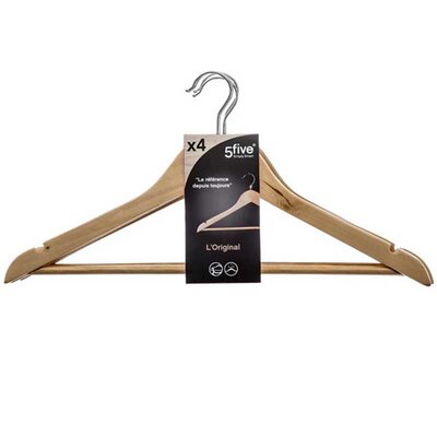 Ofingeri Drveni Pakovanje od 4 Komada 5five Simply Smart