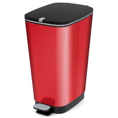 Kanta za otpatke sa pedalom 50L Kis Chic L Metalik crvena