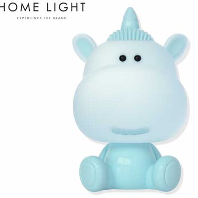 Dečija lampa sa podesivim RGB LED svetlom Unicorn Blue