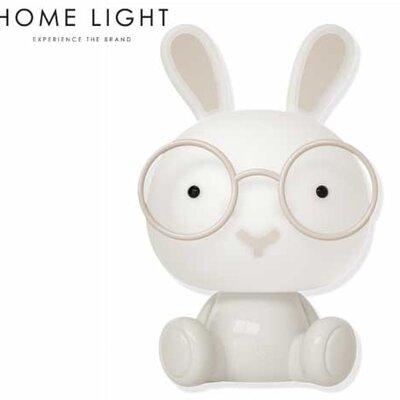 Dečija lampa sa podesivim RGB LED svetlom Beli Zeka