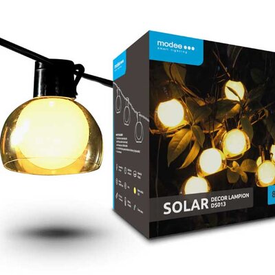 Niz od 8 solarnih lampiona