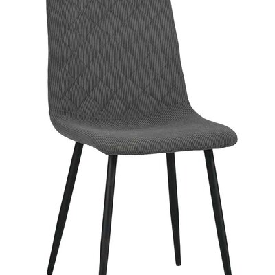 Trpezarijska stolica DC812 Tamno siva