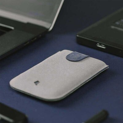 Kaskadni novčanik za kartice DesignNest aqua-sivi